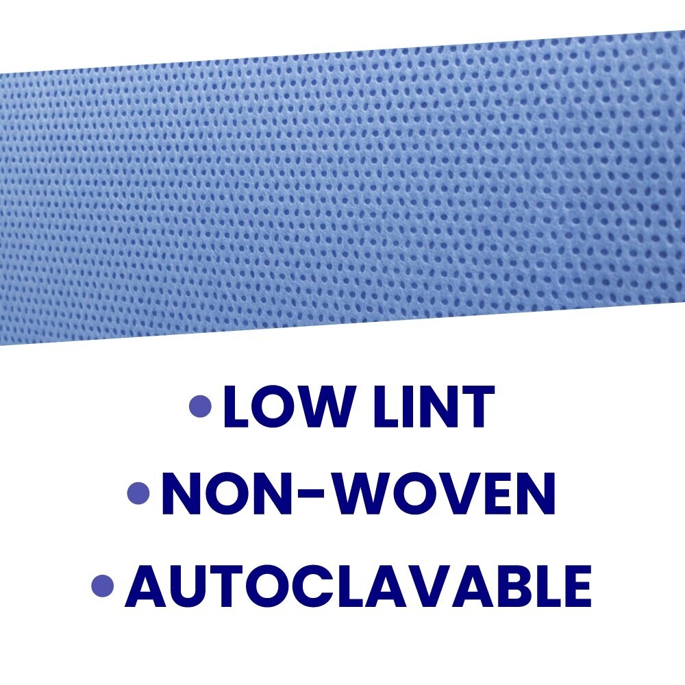 Disposable Surgical Veterinary Drape, SMS, 40″ X 100 Yards, Blue/Gray, Each