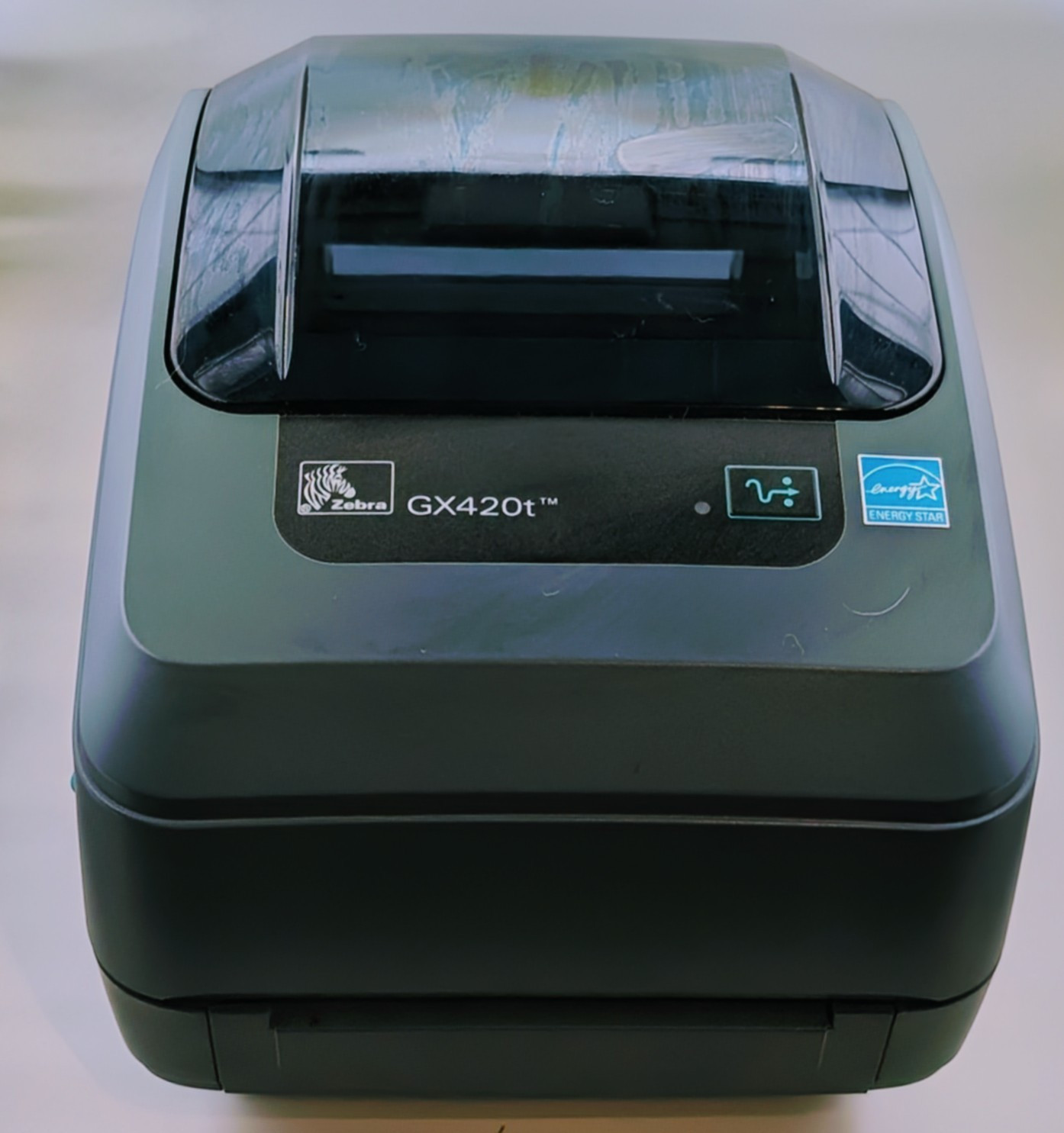 Zebra GX420t Thermal Label Printer with Power Adapter & USB Cable