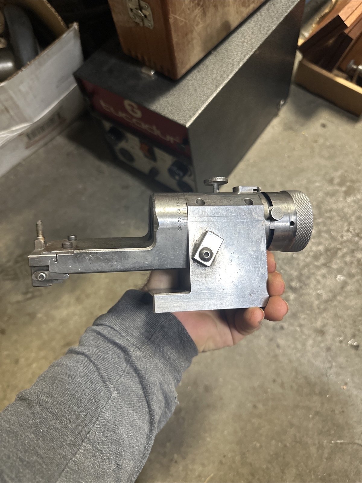 HERMANN SCHMIDT KUHN CLEARVIEW RADIUS ANGLE SURFACE GRINDING WHEEL DRESSER