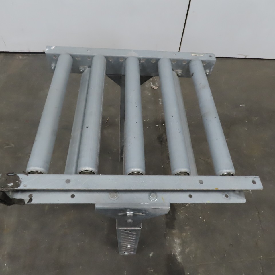 21″x24″ Gravity Roller Conveyor 18″BF 1.90″ Diameter Galvanized 4-1/4″ Centers