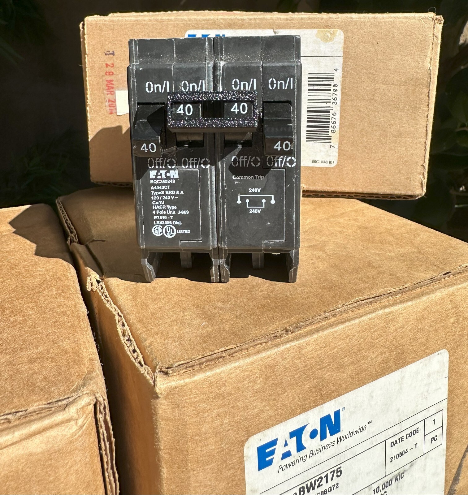 Eaton THS1 Quad Inside Handle Tie Handletie Common Trip BR BQ ( 10 Pack )