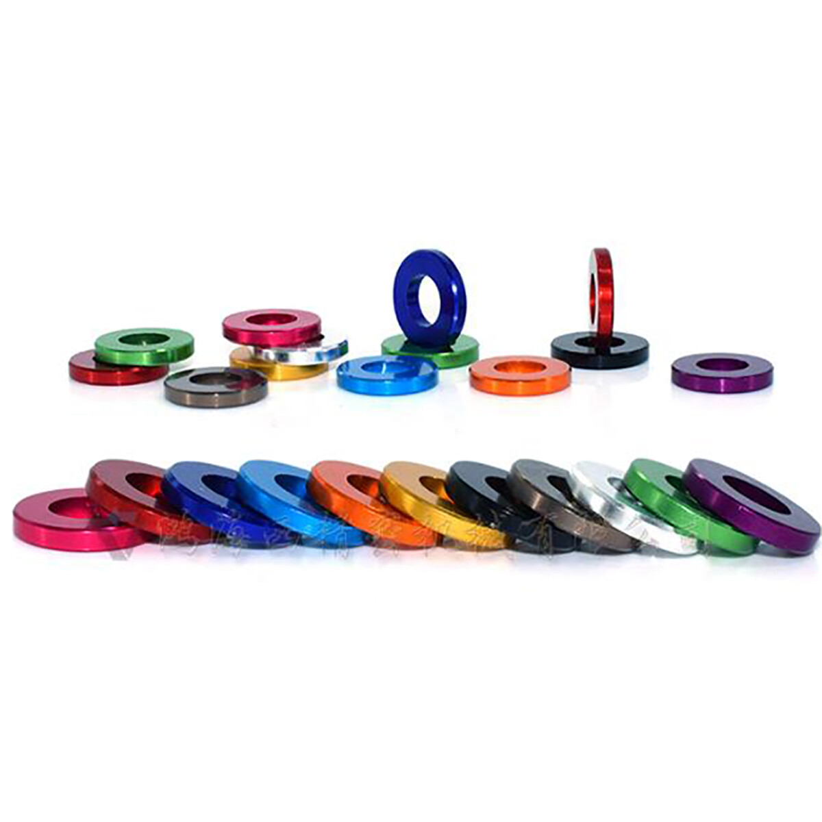 Aluminum Alloy Flat Washers Gasket Discs Inner Ø3mm * Outer Ø6mm Multi-Colors