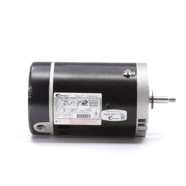 B228SE C-Face Single Speed 1HP Up-Rated 56J Pump Motor, 6.0/12.0A 115/230V