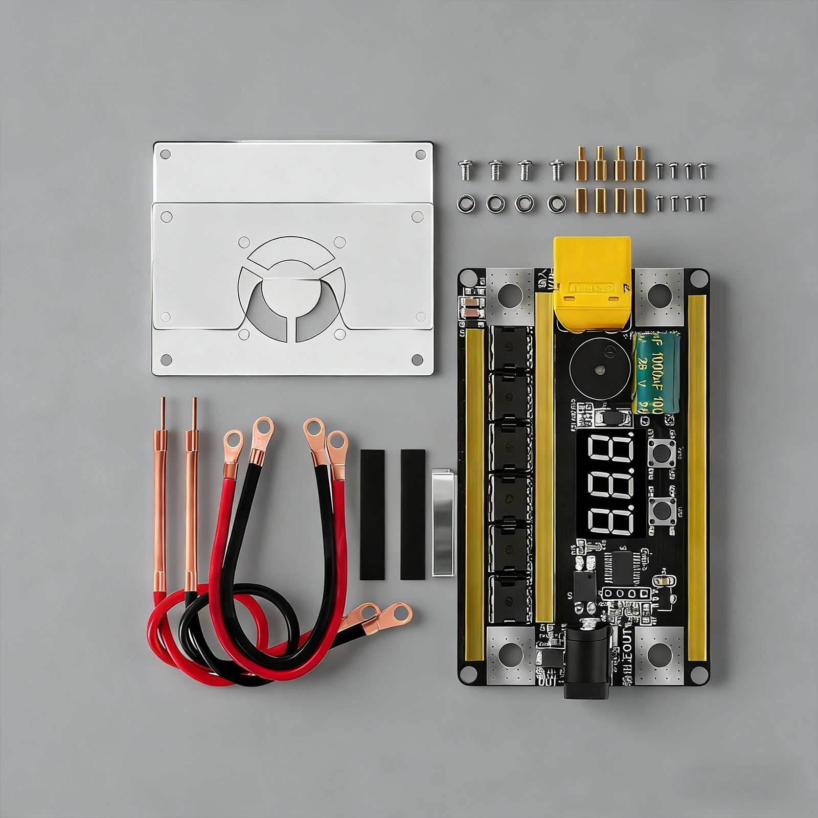DIY Portable Mini Spot Welder Machine 8-24V Voltmeter For 18650 Lithium BatterQ3