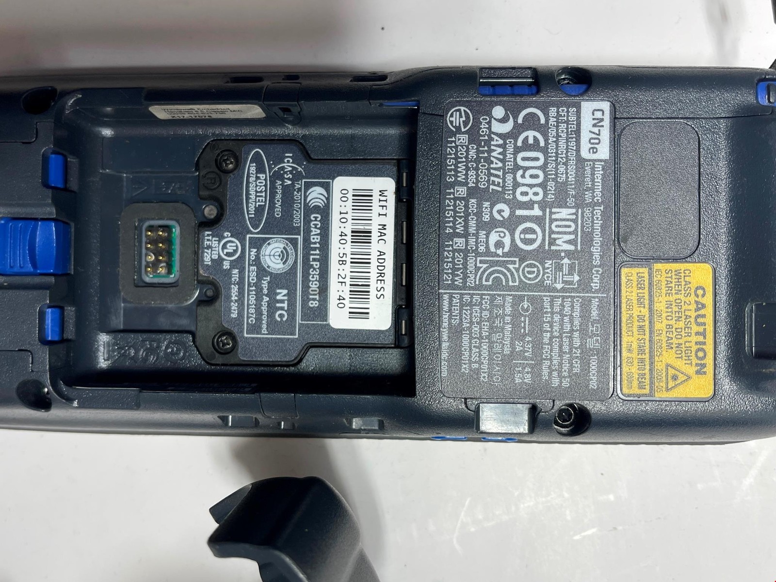 Intermec CN70E 1000CP02 with Detachable Handle Trigger IP30NI