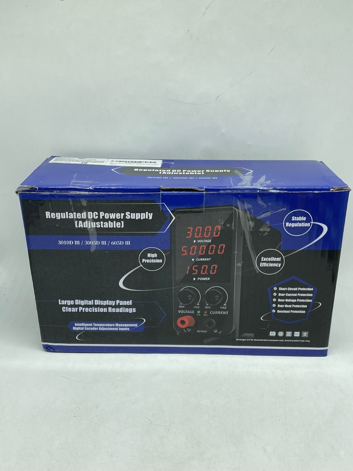 WEP 3005D-III DC Variable Power Supply 30.00V 5.0000A High Precision Bench Lab