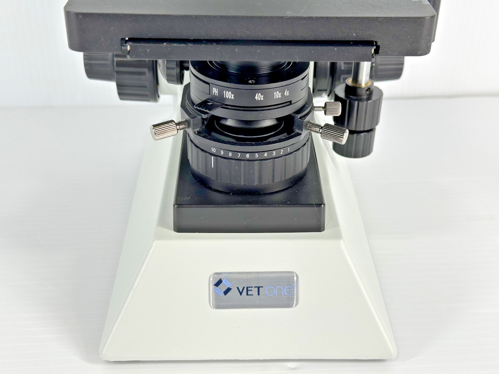 VetOne Binocular Compound Microscope 4X 10X 40X 100X Objectives