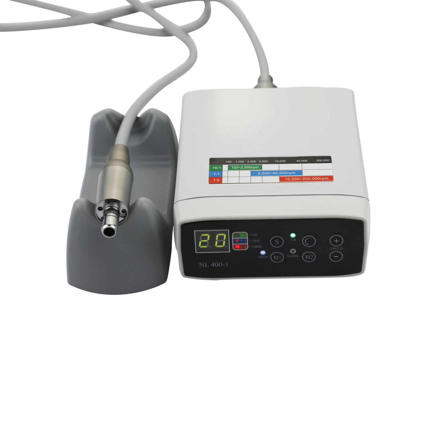 CICADA Dental Brushless Electric Motor E-Type for 1:5/16:1/1:1 Handpiece
