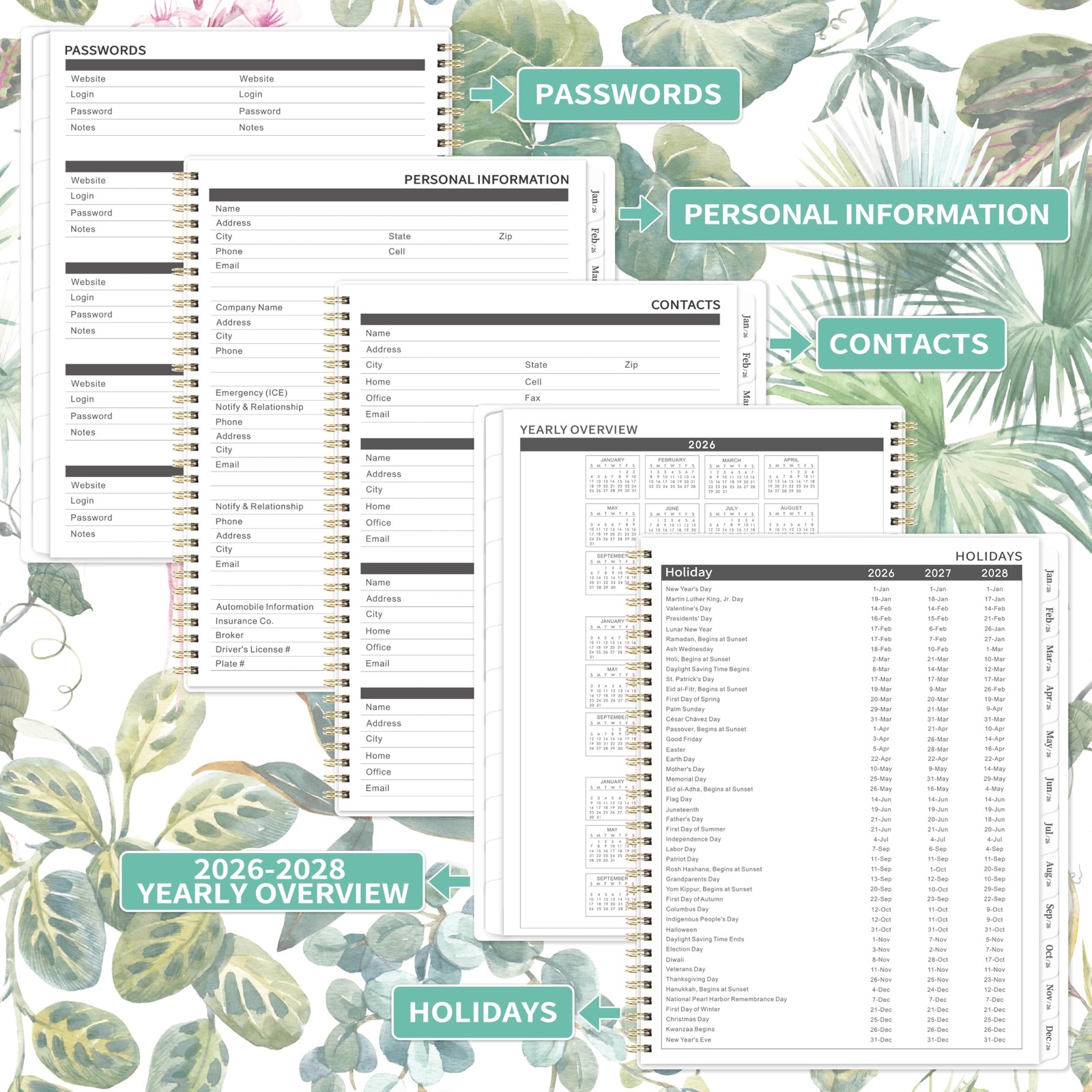 2026-2027 Monthly Planner/Calendar – Jan. 2026 – Dec. 2027, Monthly