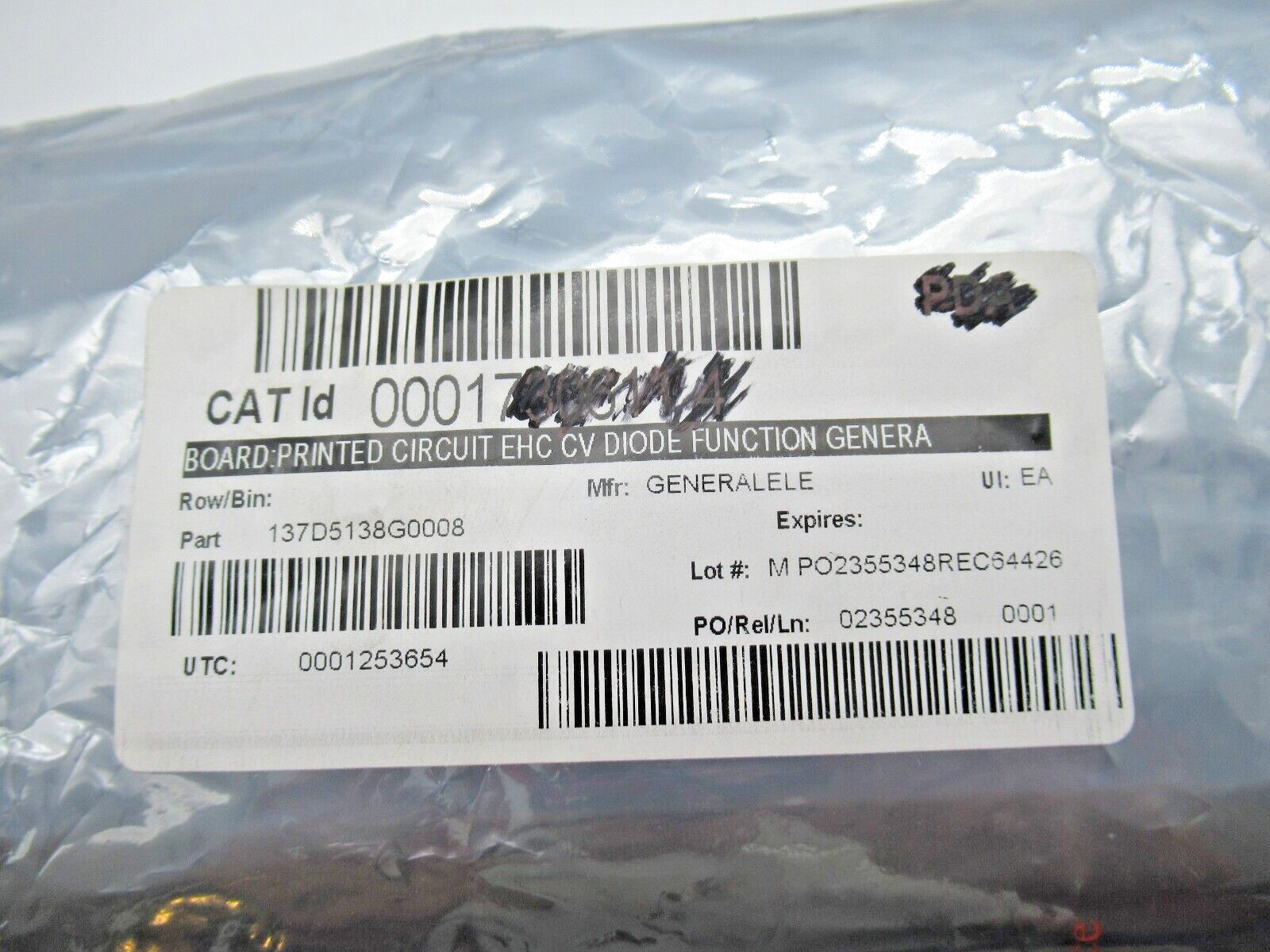 General Electric GE 137D5138G0008 EHC MK-I Turbine Electro Hydraulic Board CV