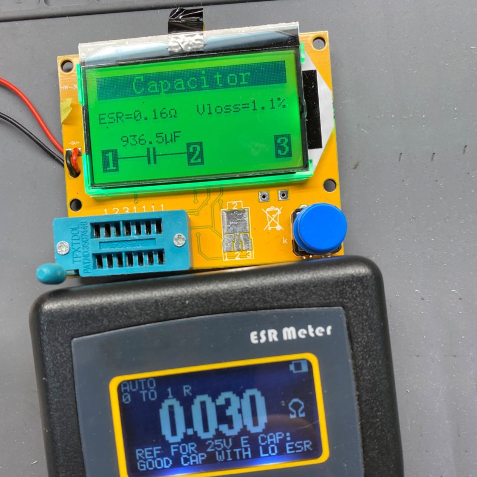 Digital LCD Component Tester Transistor Diode Capacitor Inductor Resistor Meter、