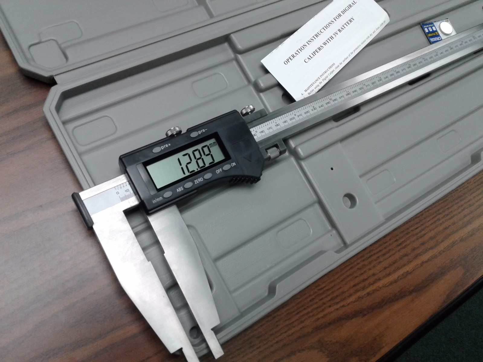 40″/1000mm ELECTRONIC DIGITAL CALIPER heavy duty long jaw-X-LARGE SCREEN