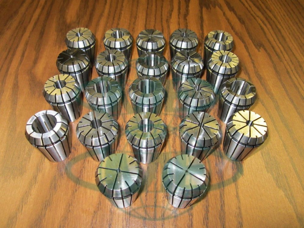 22pcs/set ER32 COLLET SET Complete Sizes including all 16th & 32nds –New