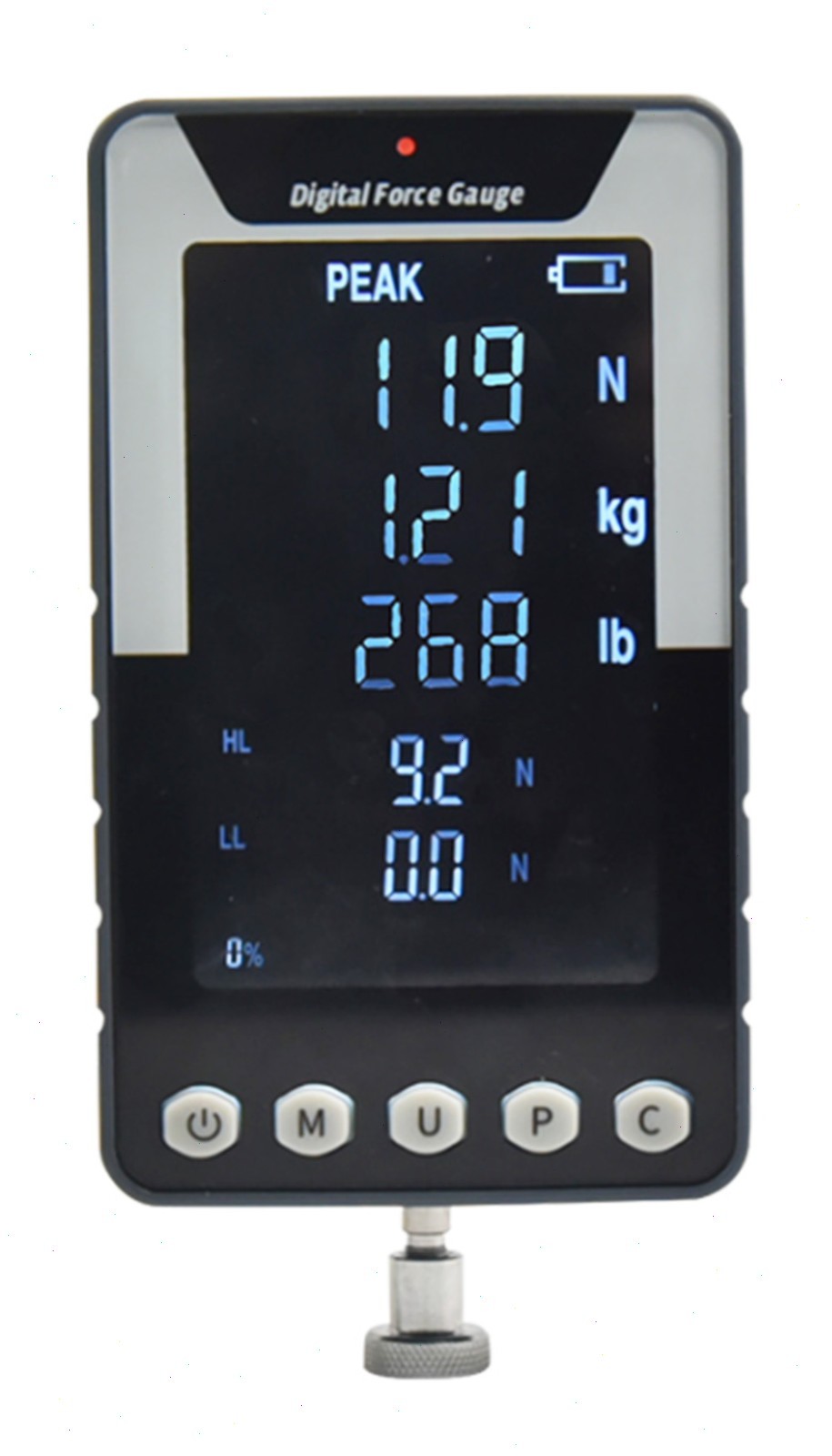 Digital Push-pull Meter with Max Load Value 3N 0.3Kg 0.65Lb Test Range 0.3-3N.m