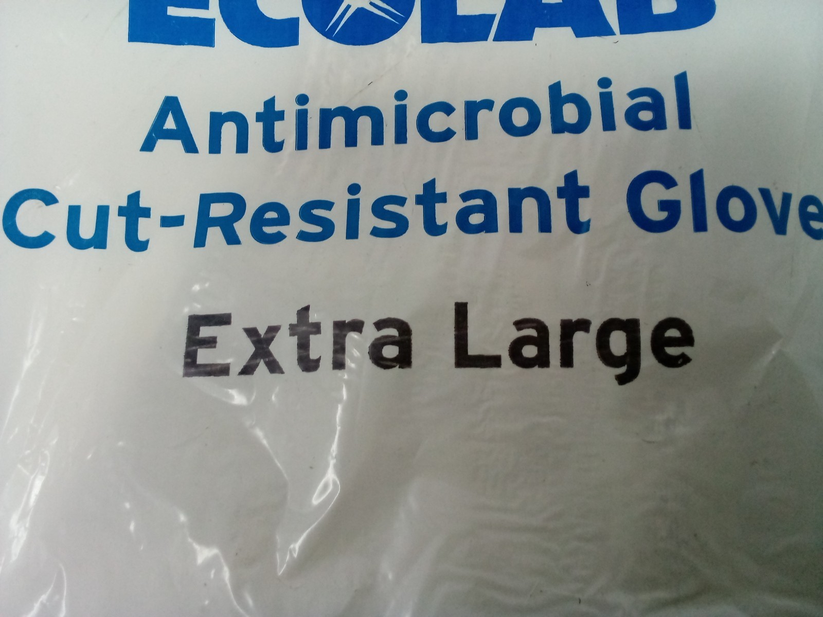 Ecolab Antimicrobial Cut-Resistant Glove XL, L, M, S 90061602 Qty. 7