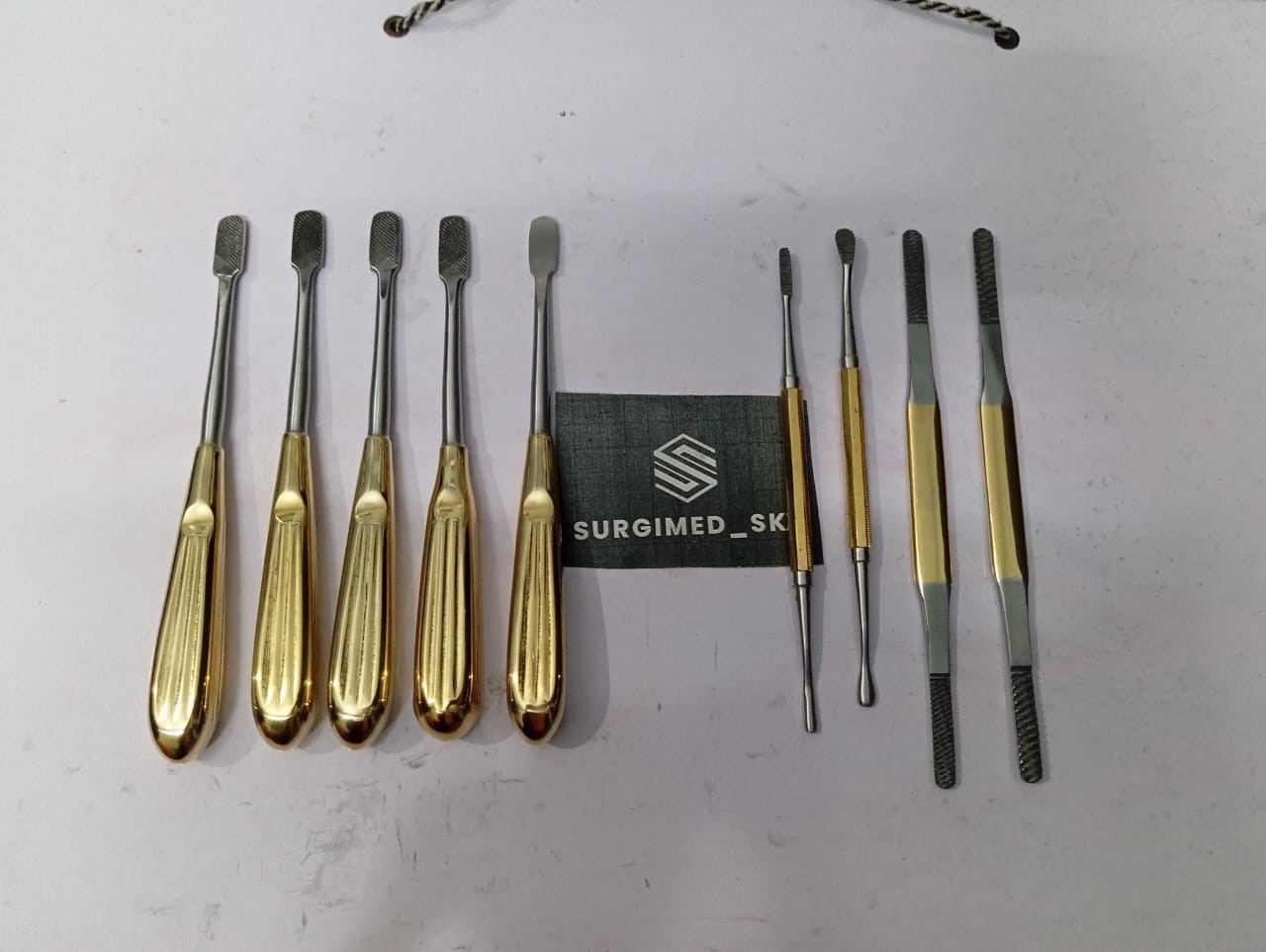 New Nasal Rasp Rhinoplasty Nasal Nose Job Rasps Care Instruments Set of 9 Pcs CE