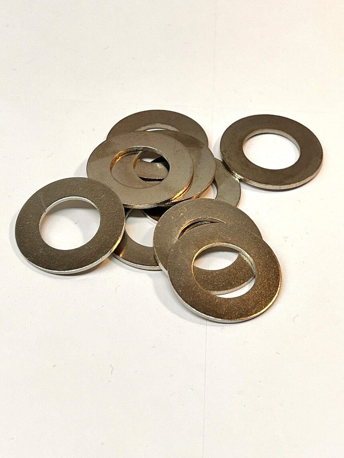 (50) 5/8 Bolt Size 11/16 X 1-1/4 X 1/16 Flat Washer Steel Nickel .69 1.25 .062