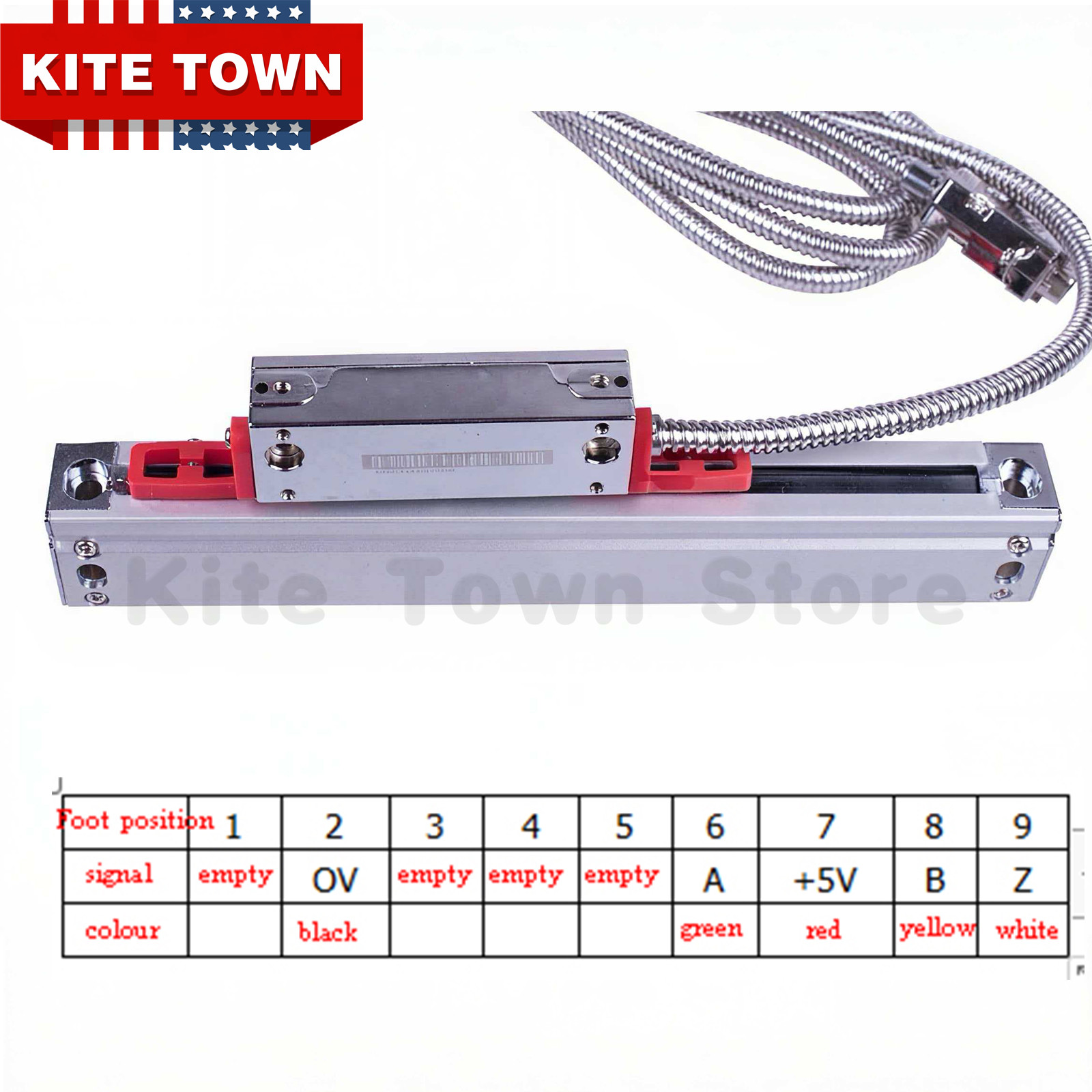 SINO Digital Readout DRO TTL Linear Glass Scale Encoder for Milling Lathe