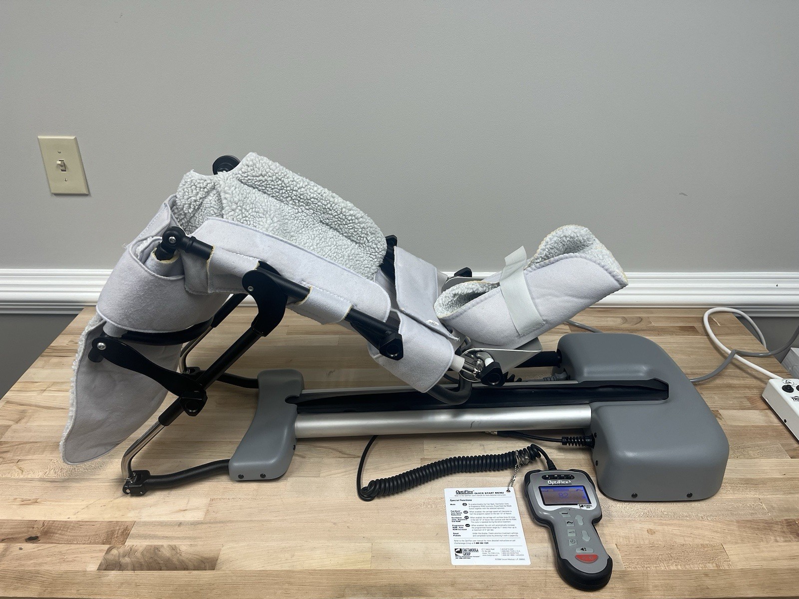 Chattanooga OptiFlex 3 Knee CPM 2090 – New Soft Goods, 180 Day Warranty