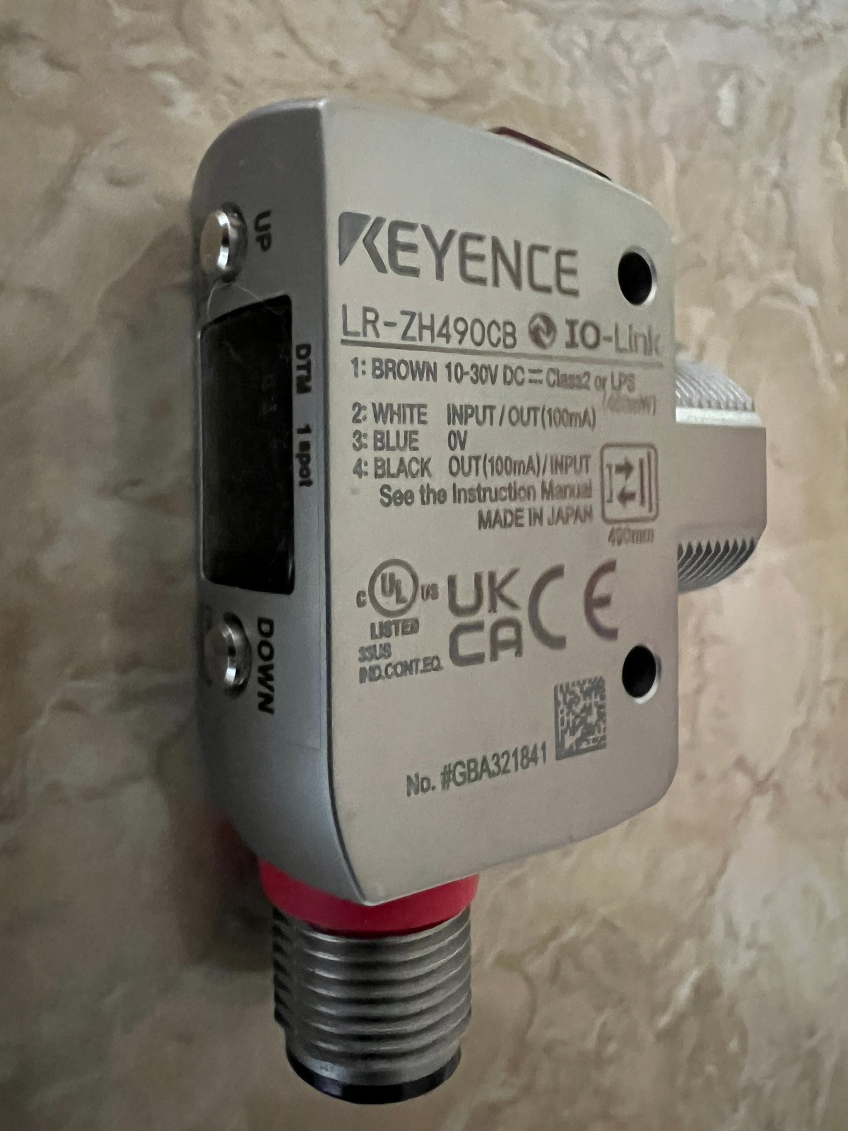 KEYENCE LR-ZH490CB LASER SENSOR