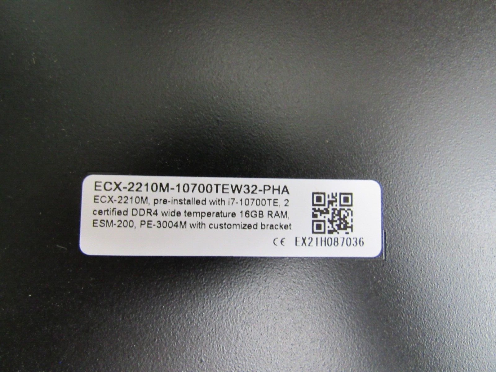 Vecow ECX-2210M-10700TEW32-PHA Core Processor – 16GB RAM, ESM-200,PE-3004M