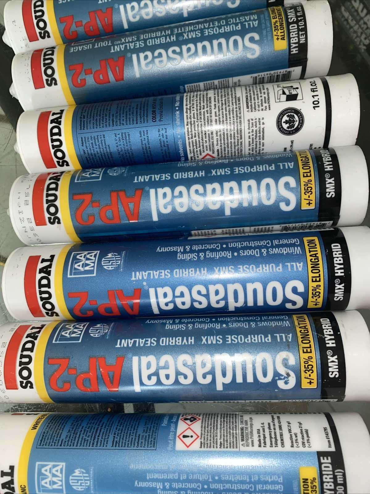 Soudal Soudaseal AP-2 All Purpose SMX Hybrid Sealant 10.1 fl.oz Blue, Paintable