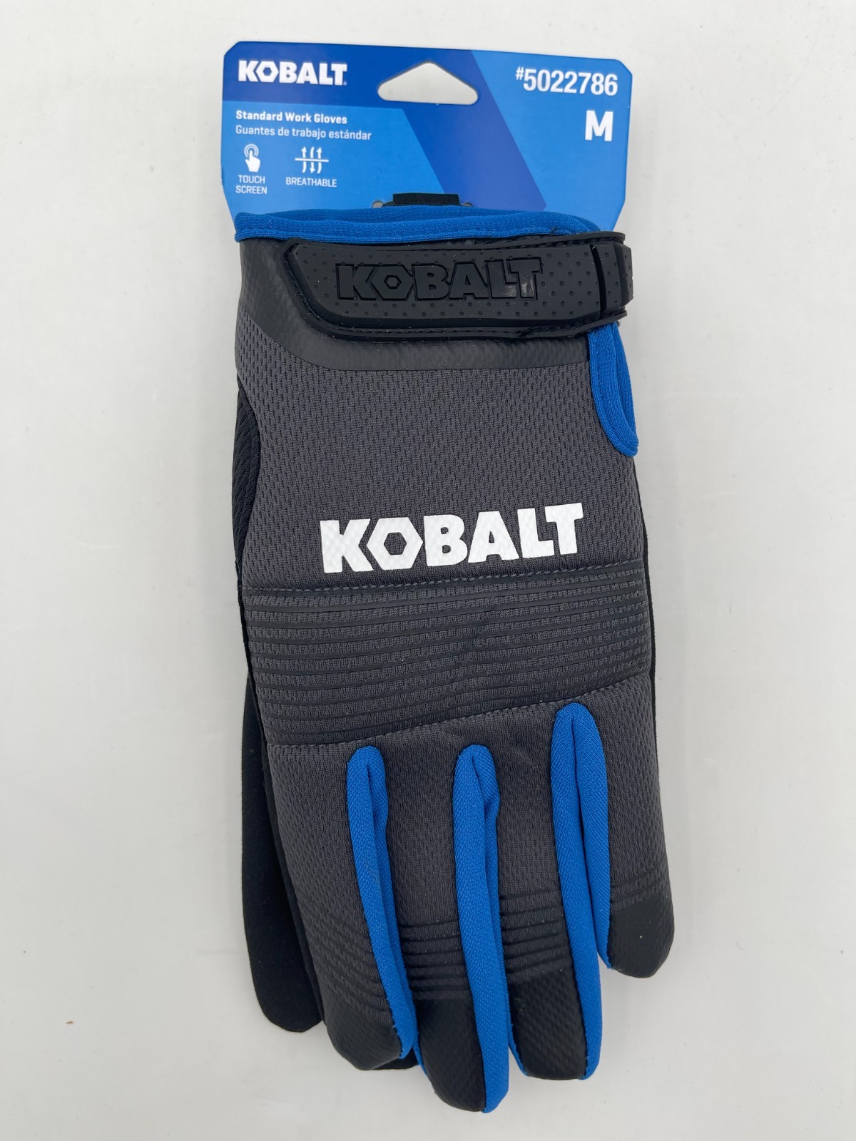 Kobalt Black Synthetic Leather Mechanical Repair Gloves 3 Pairs (Touch Screen)