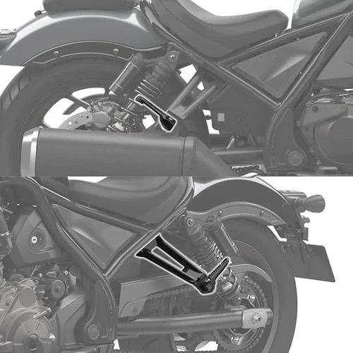 Black Passenger Footpegs Footrests Fits for Honda Rebel CMX1100 CMX 1100 21-25