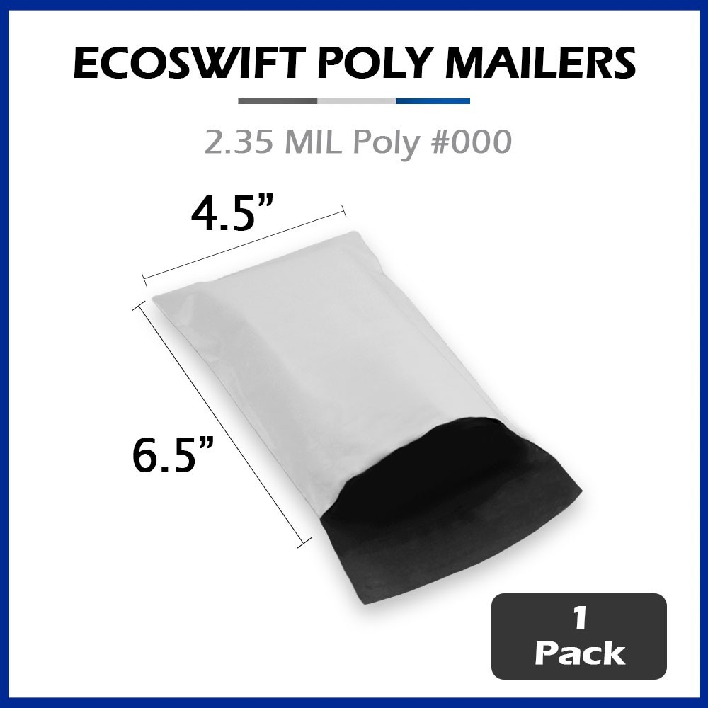 eBay Standard Envelope 6.25×4.5 Poly Mailers Bags 25 50 100 250 500 Bulk 2.35MIL