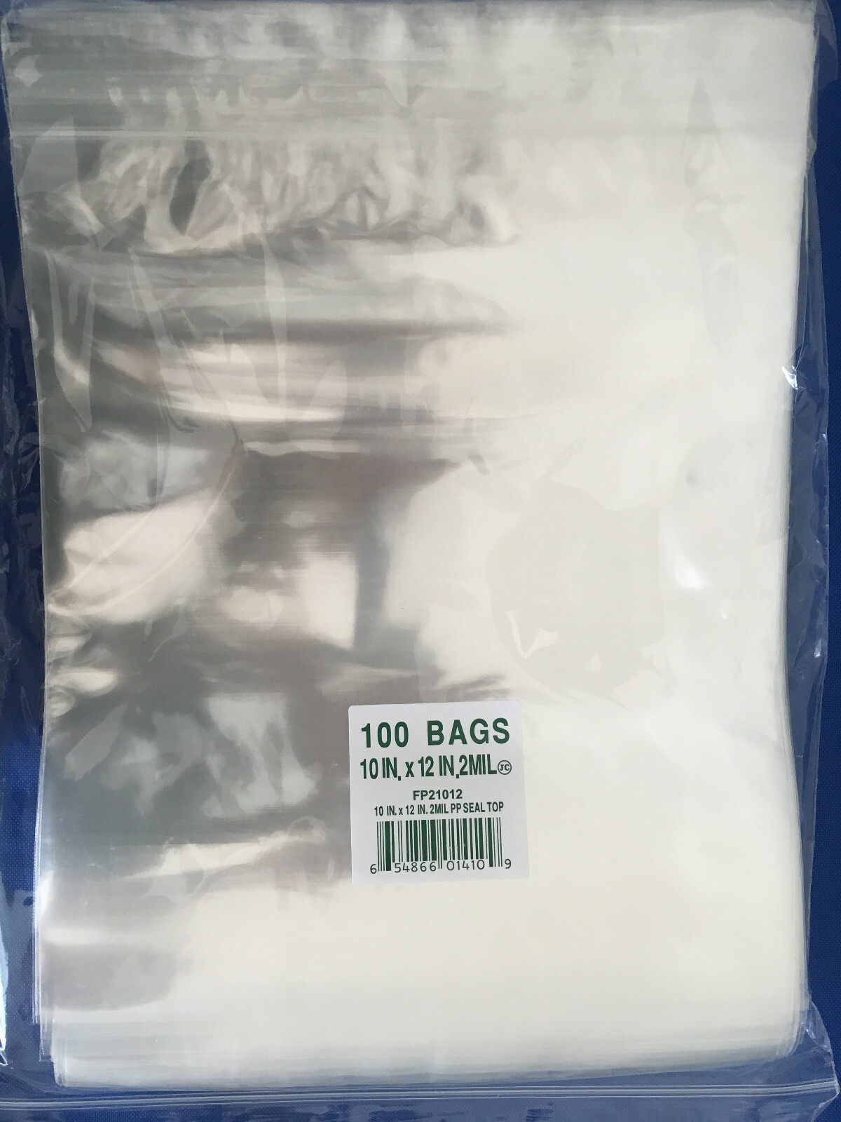 Elkay Plastics Cello Reclosable Polypropylene Ziplock Top Hang Hole Bags 2Mil