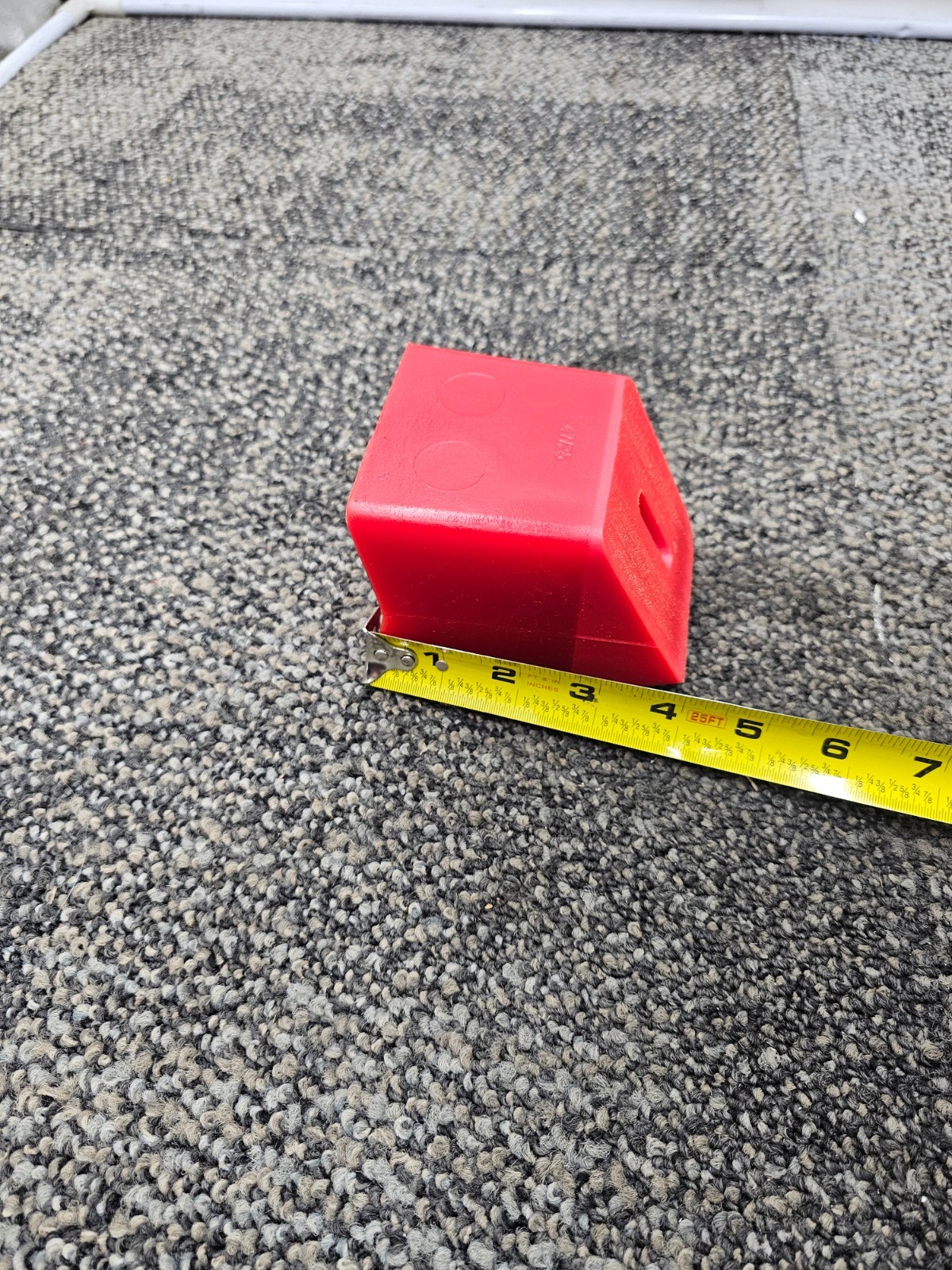 (QTY 1) Irregular Shaped Replacement Block RED 47/25