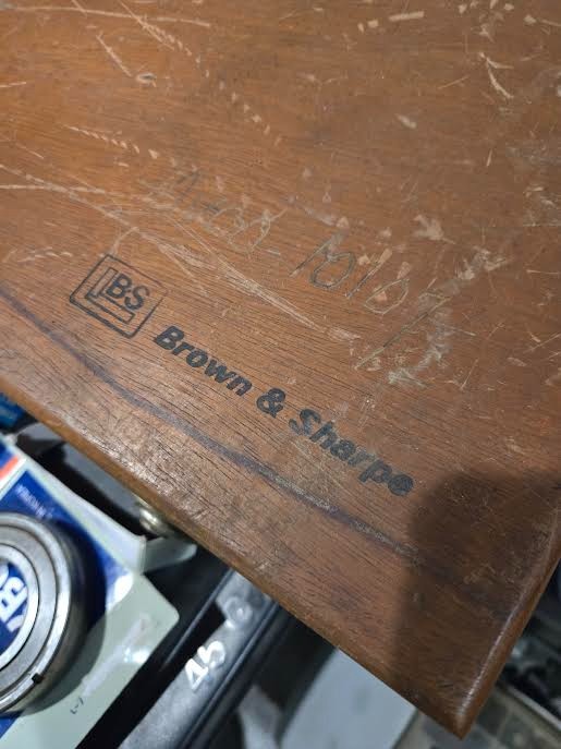Mixed LOT 66 Bearings BROWN SHARPE VINTAGE WOOD BOX (35 NIB) (31 LOOSE) NEW $149