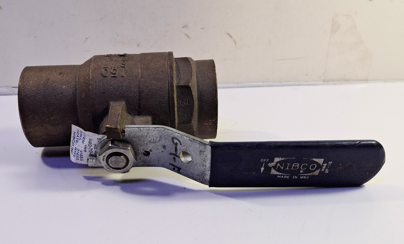1 NEW NIBCO 580-70-66 2″ 150 SWP 600 CWP BALL VALVE NNB ***MAKE OFFER***