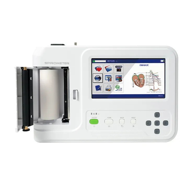 Touch Handheld Spirometer Vitalograph Lung Diagnostic Device Software Printer