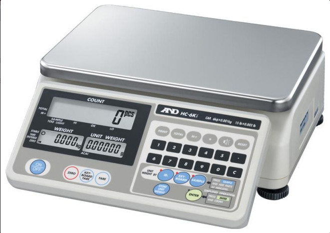 A&D HC-6Ki Counting Scale 6 kg/ 12 LB NEW