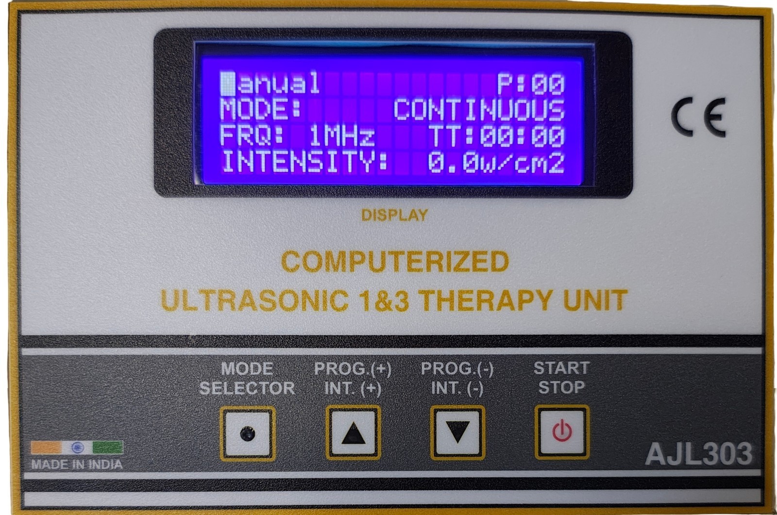 New 1&3-MHz AJLUTS-302 LCD Light Weight Physical Therapy Ultrasonic Home Use