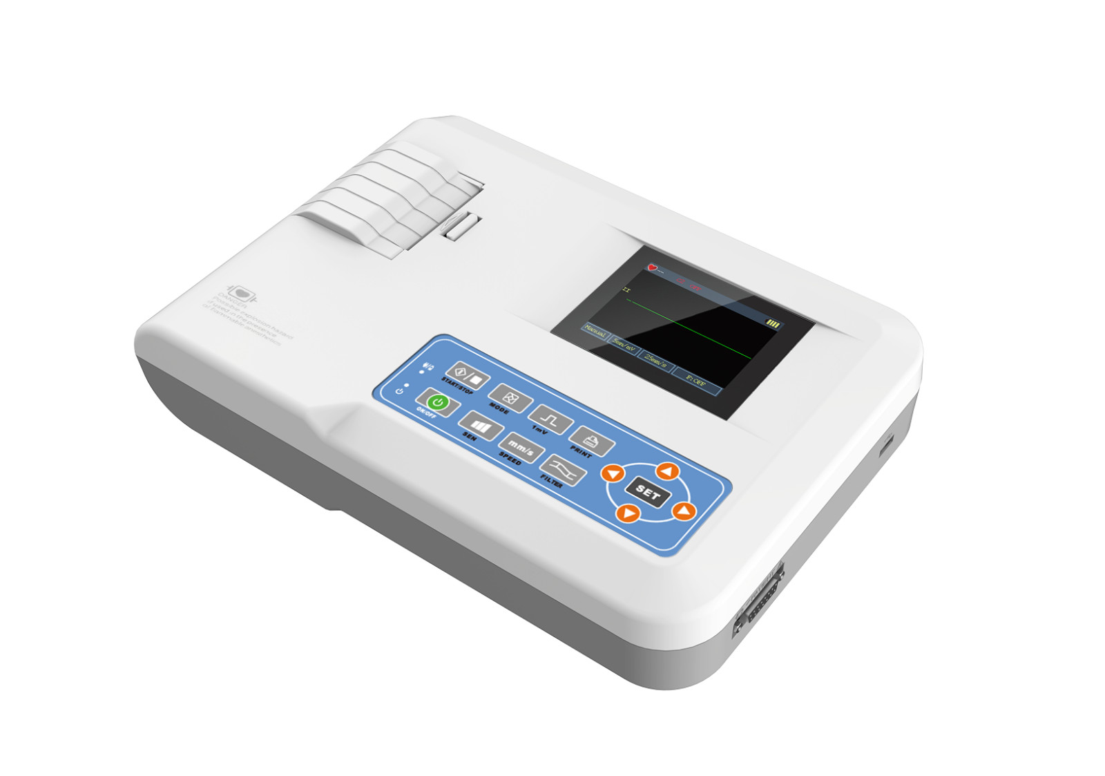 ECG100GVET Portable Veterinary Animal ECG Machine 1 Channel+Printer, CONTEC