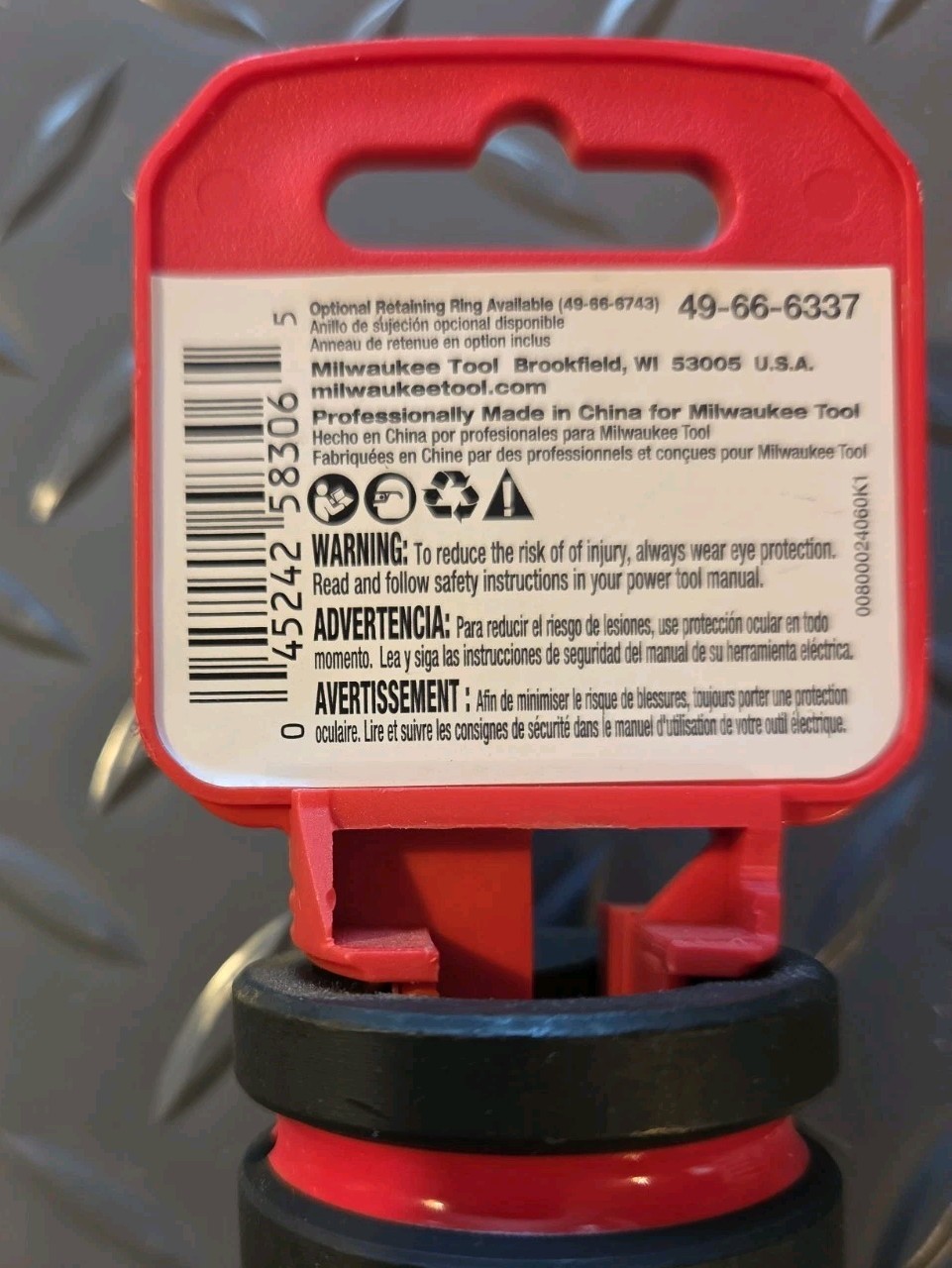 Milwaukee Tool 49-66-6337 7/8″ Shockwave Impact Duty 3/4″ Drive Deep Well