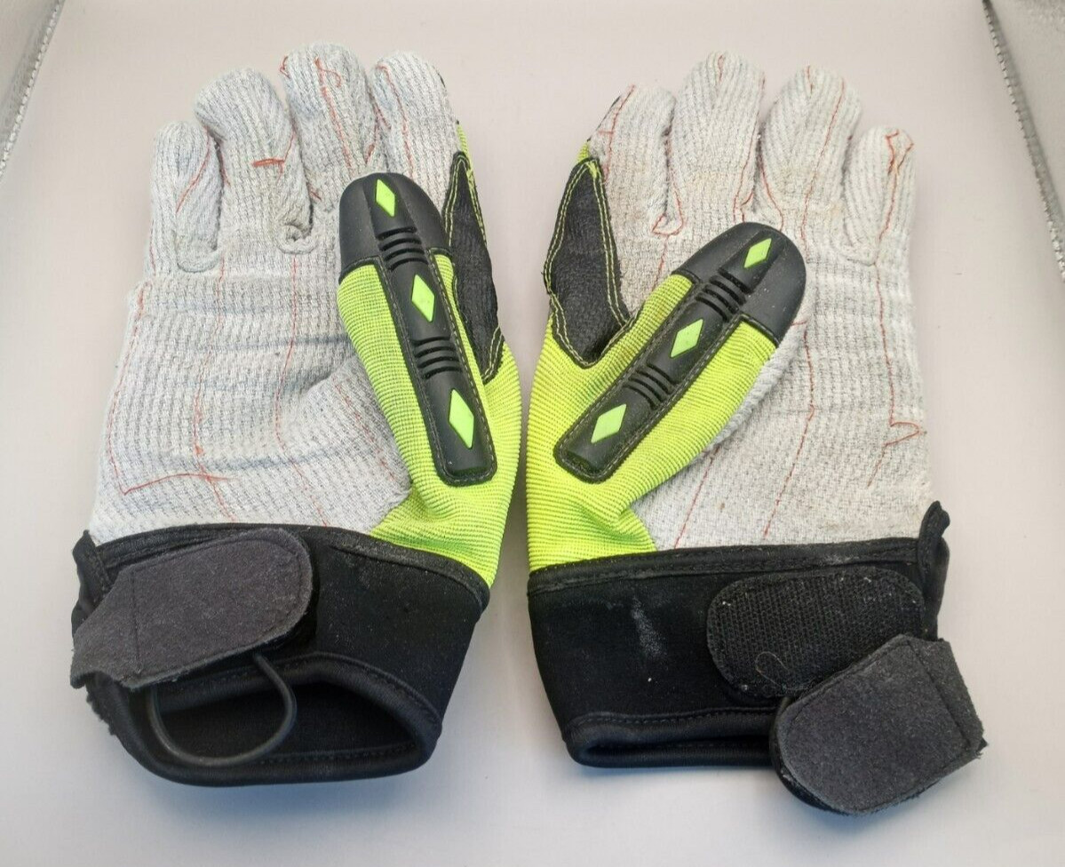 Arma Tuff Impact Gloves Size XL C Series Chartreuse/Black/Gray Reflective