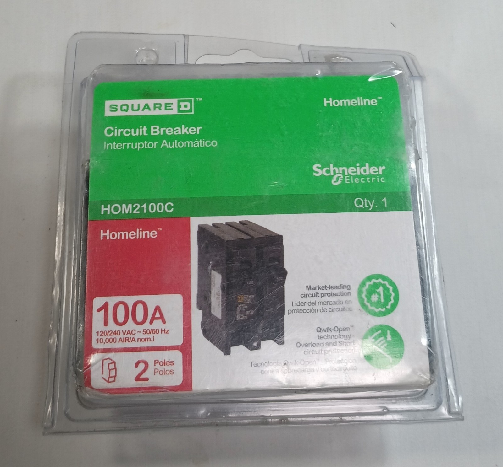 Square D HOM2100C Circuit Breaker