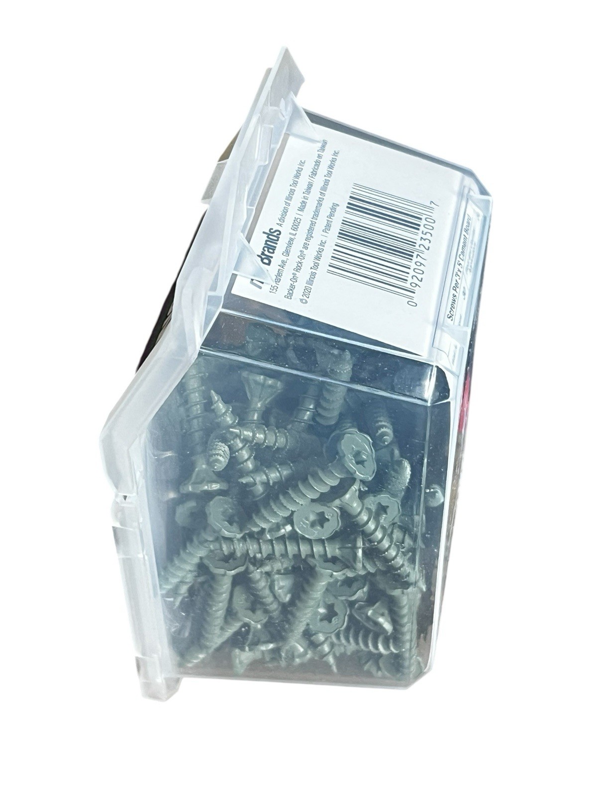 #9 x 1-1/4 in. Star Drive Cement Board Screws (185-Pack) Rock-On Backer-On