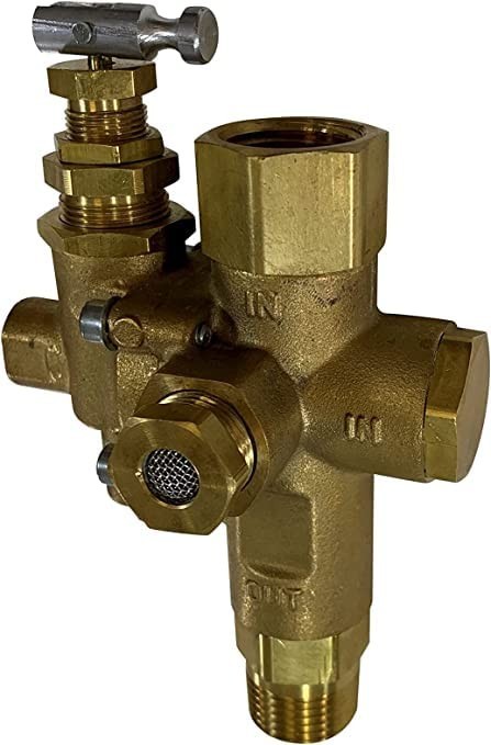 1/2″ NPT Unloader Pilot Check Valve & Throttle Control Cable for 6.5HP Air Compr