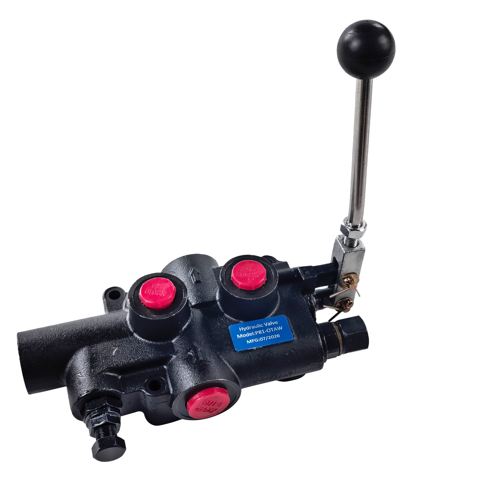 21GPM Log Splitter Control Valve 3625PSI SAE 10 12 Port Detent Auto Return Lever