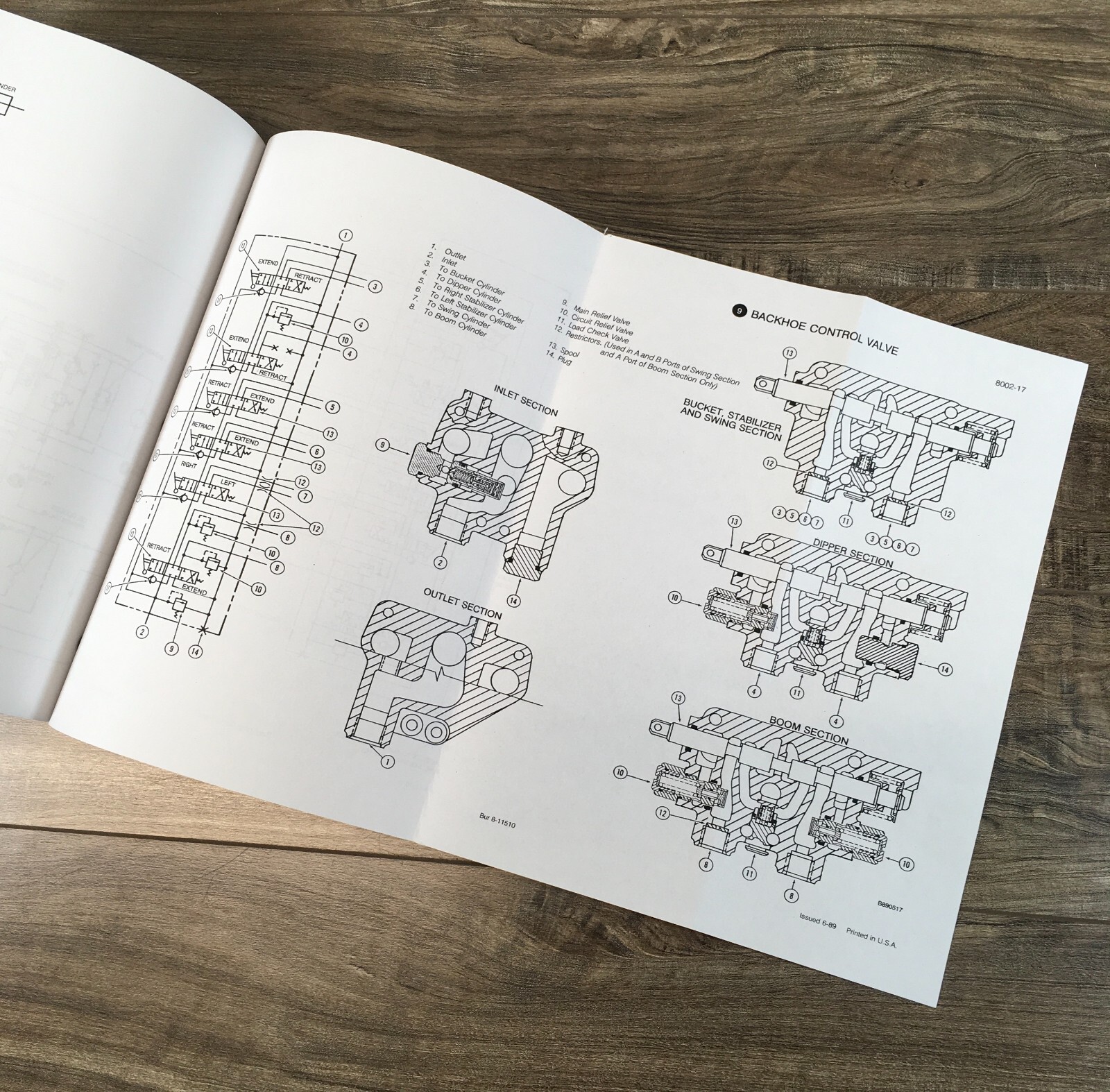 Case 1840 Uni-Loader Skid Steer Service Parts Operator Manual Shop Book Overhaul