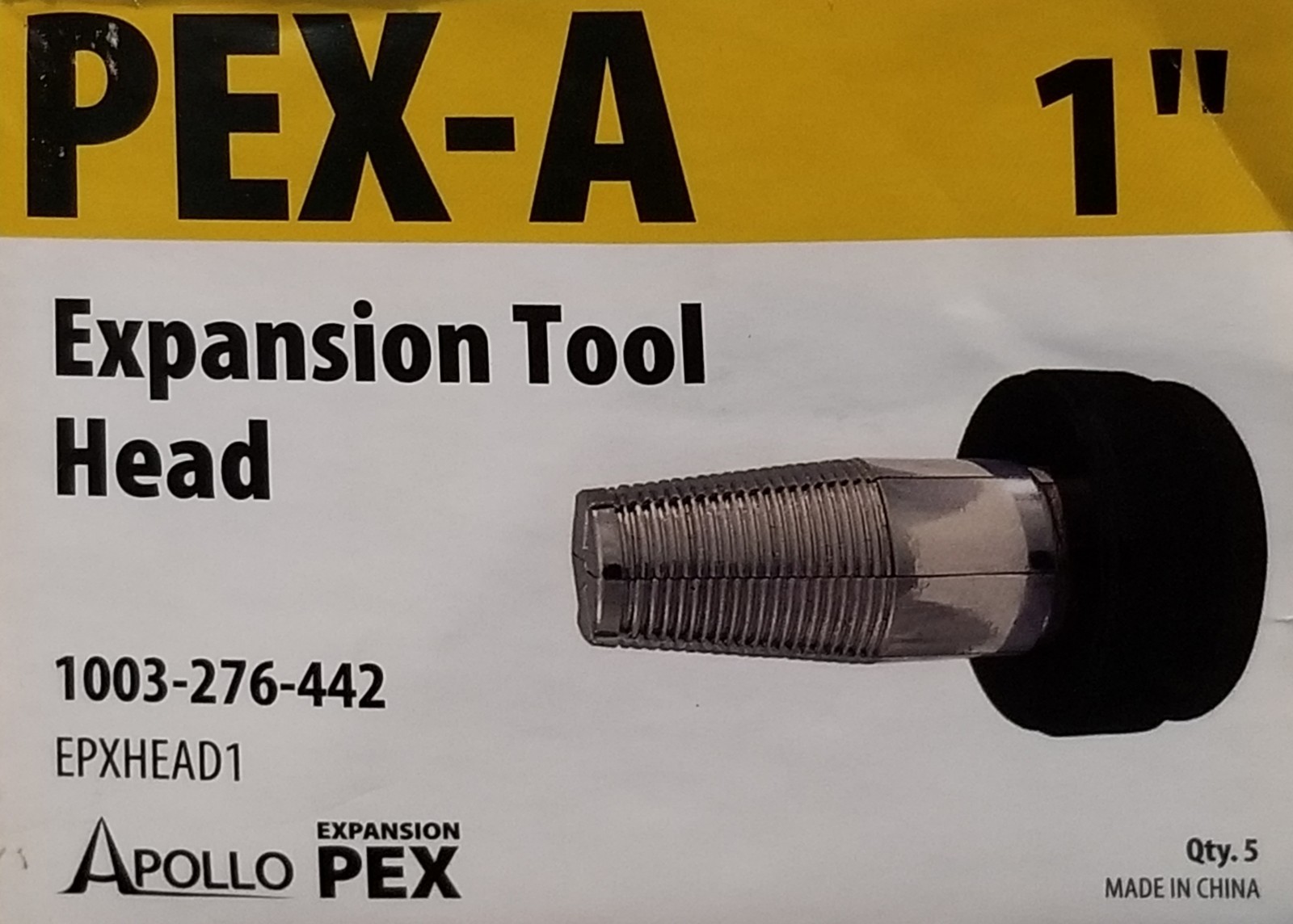 Apollo 1 in. PEX-A Expansion Tool Head. Use with ProPEX Expander – ASTM F1960