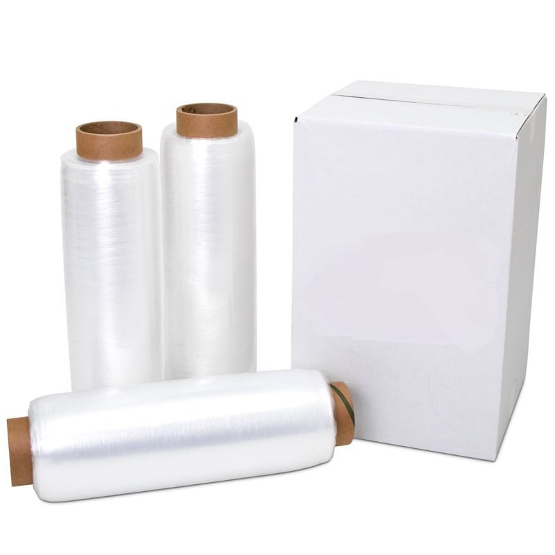 18″ x 1500′ 80 Gauge 8 Rolls Pallet Wrap Stretch Film Hand Shrink Wrap 1500FT