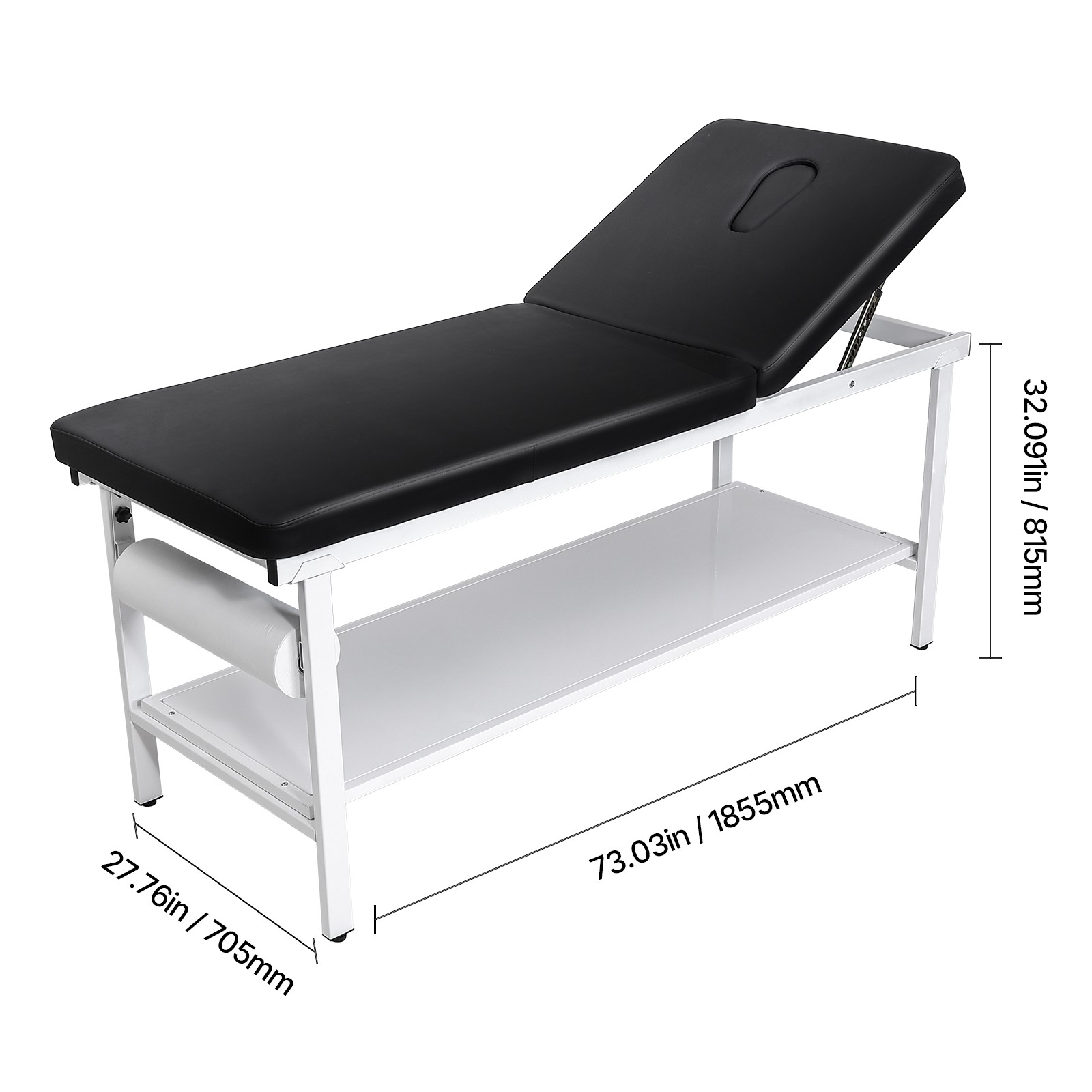 Uimoso Medical Examination Table with Paper Roll Holder for Physical Therapy