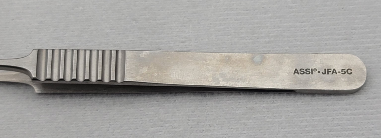 ASSI Micro Forceps JFA-5C 11cm Length 90° Tip