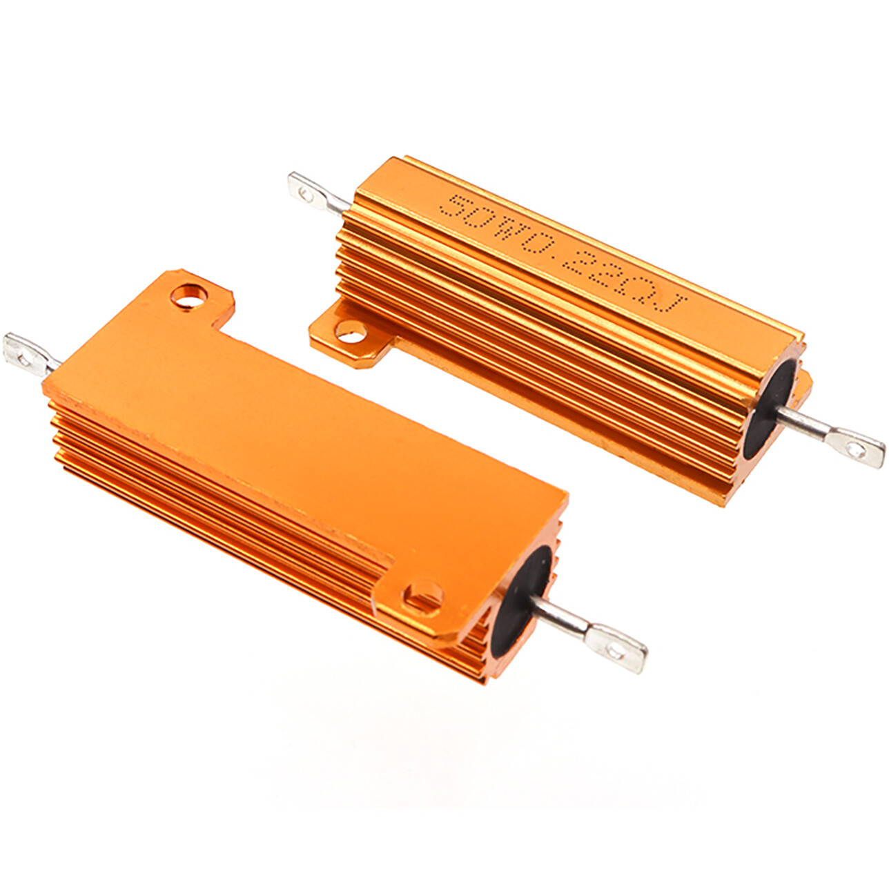 50W RX24 Aluminium Wire wound Power Resistors 5% J 0.01Ω 1Ω 2Ω 3Ω to 300KΩ/Ohm