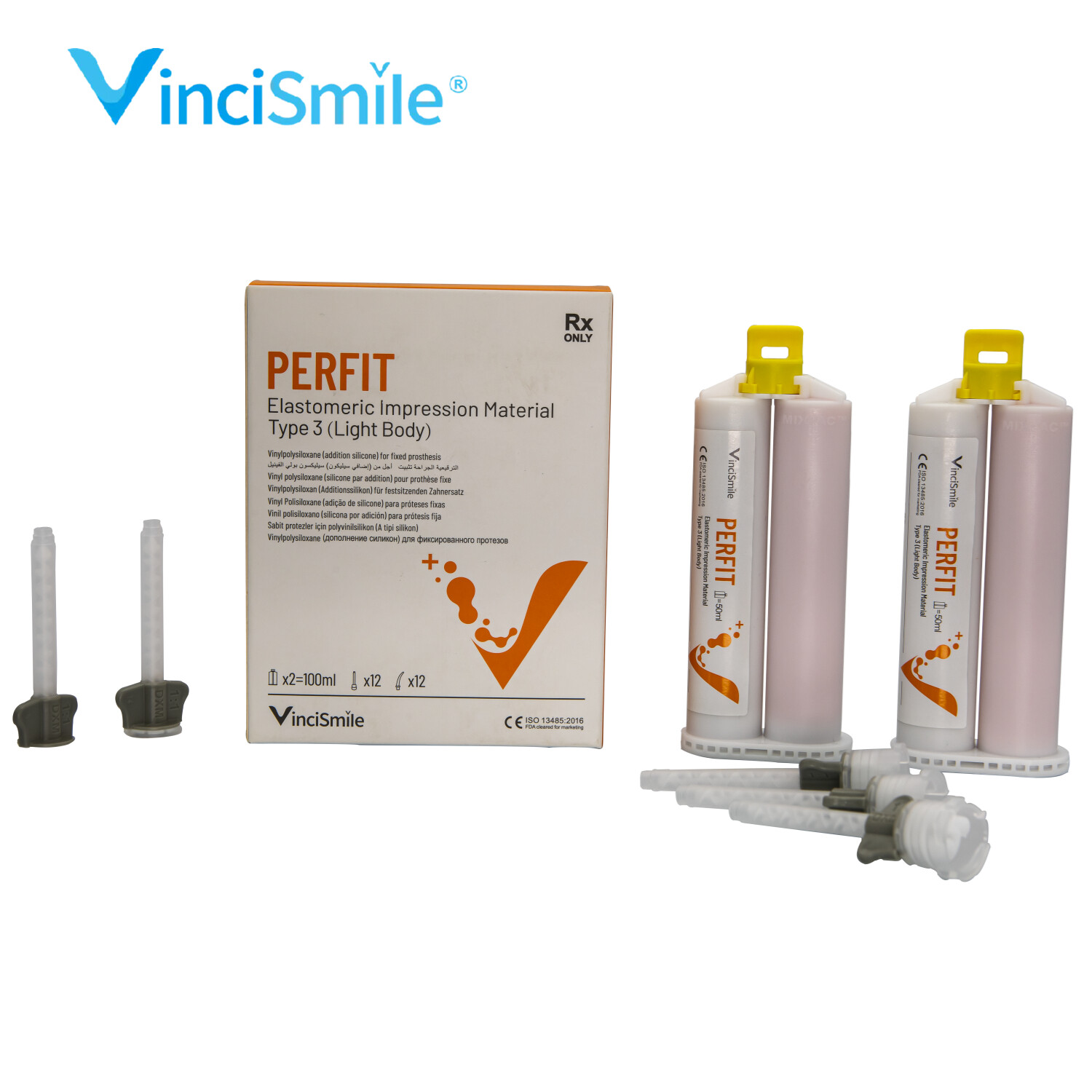Dental Crown & Bridge Impression Material Light Body 2*50ML – Fast / Normal Set